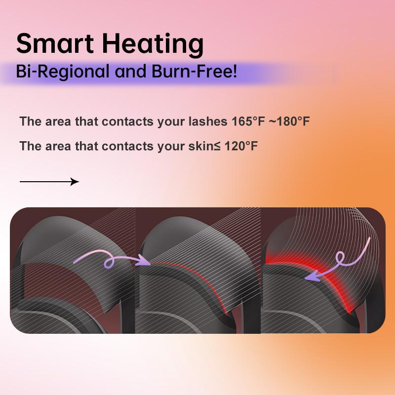 Medusara Electric Lash Styler-BU, Premium Heated Eyelash Sculpting Device, Rechargeable Heated Lash Curler, Medusara