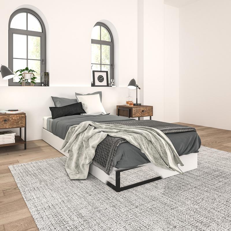 Edenza-Queen Box Spring 5 7 9 Inch, Heavy Duty Mattress BoxSpring Foundation, Sturdy Queen Box Springs for Bed with Fabric Cover Set, Easy Assembly, Noise Free