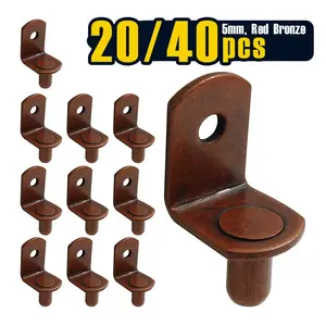 L-Type Board Holder Bronze Color 5mm, Durable L-Shaped Bracket for Secure Placement, Ideal for Various Applications