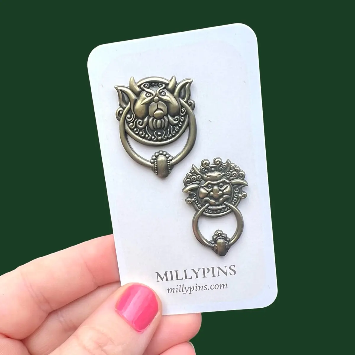 “Labyrinth” Door Knockers 3D Pins - David Bowie Jim Henson