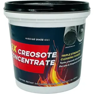 Creosote Concentrate, Triple Power Creosote Remover, Fireplace Chimney Cleaner, 2 lb Tub