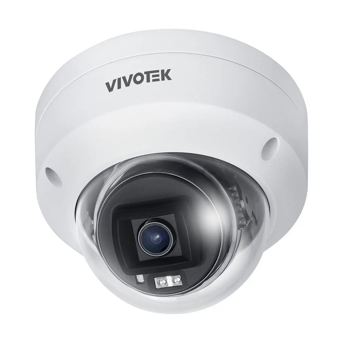 Vivotek C-Series FD9380-HV-V2 5MP AI Outdoor Network Dome Security Camera with 2.8mm Lens, Night Vision, White Housing, Metal Build for Protection, Surveillance & Monitoring
