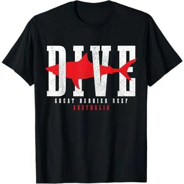 Great Barrier Reef Australia Diving Shark Diver T-Shirt