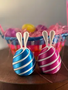 Easter Bunny Egg — Spiral Fidget Toy | Easter Basket Stuffer
