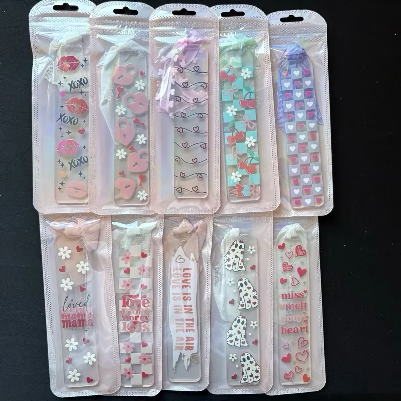 Acrylic bookmarks