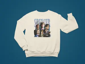 Spencer Reid Vintage Sweatshirt, Graphic Retro 90's Fans Homage Sweatshirt, Retro Spencer Reid Sweatshirts, CriminalMinds Sweatshirts Classic Fabric