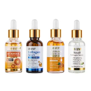 Collagen Turmeric VC Snail Essence Liquid 30ML, Moisturizing Brightening Whitening Nourishing Skin Repair Skin Hydration Face Serum for All Skin Types, Unisex Facial Treatment