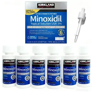 Kirkland Minoxidil Hair Care Kit - Beard Growth, Loss Prevention with Dropper for Men's Beauty & Personal Care