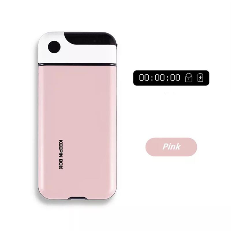 Self Discipline Phone Lock Portable Mobile Phone Lock Box Timer Smartphone Locking Case Safe Timed Lockbox Self-Discipline Keepin Box Limit Cell Phones Use