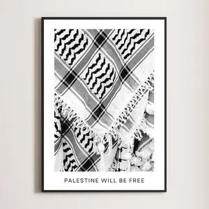 Palestine Freedom Wall Art, Free Palestinian Art, Home Decor