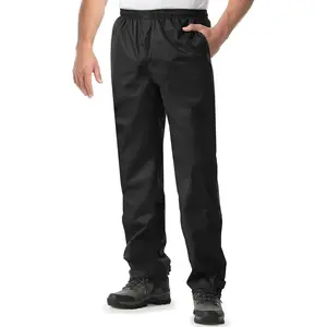 Men's Rain Pants Waterproof Over Pants Windproof Lightweight Hiking Pants Work Rain Outdoor for Golf, FishingGift