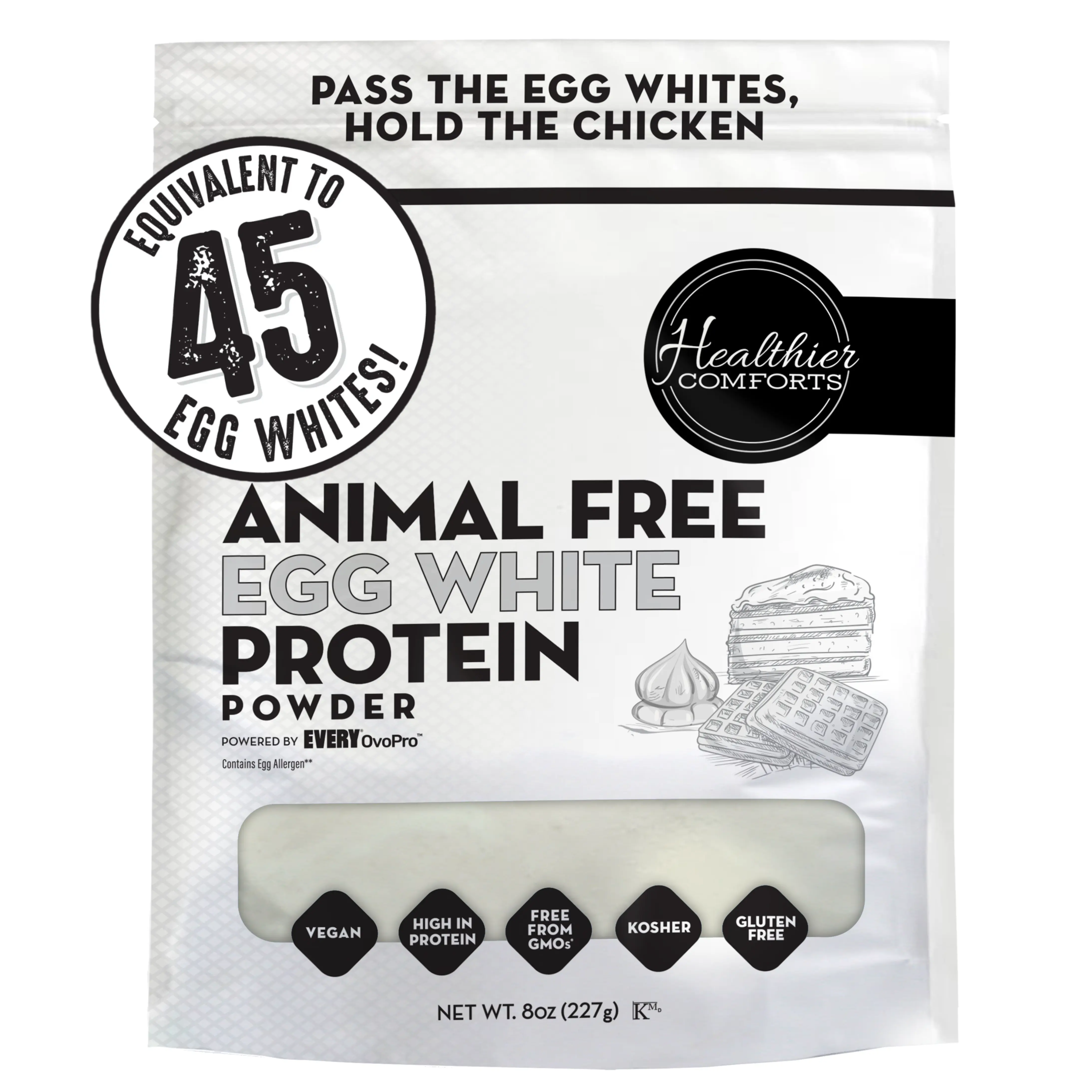 Animal-Free Egg White Protein Powder