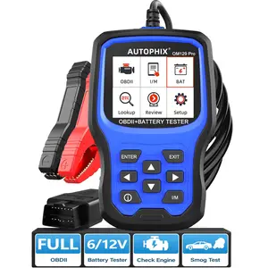 Autophix OM129pro Automotive full system diagnostic tool OBD2 Scanner Code reader Battery tester Car Engine Check Portable