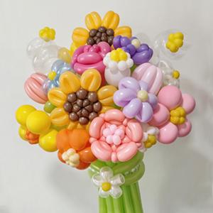 260 Long Balloons 100 Pack Twisting Animal Balloons Assorted – Thick Latex for Parties, Magic Art & Christmas Gifts