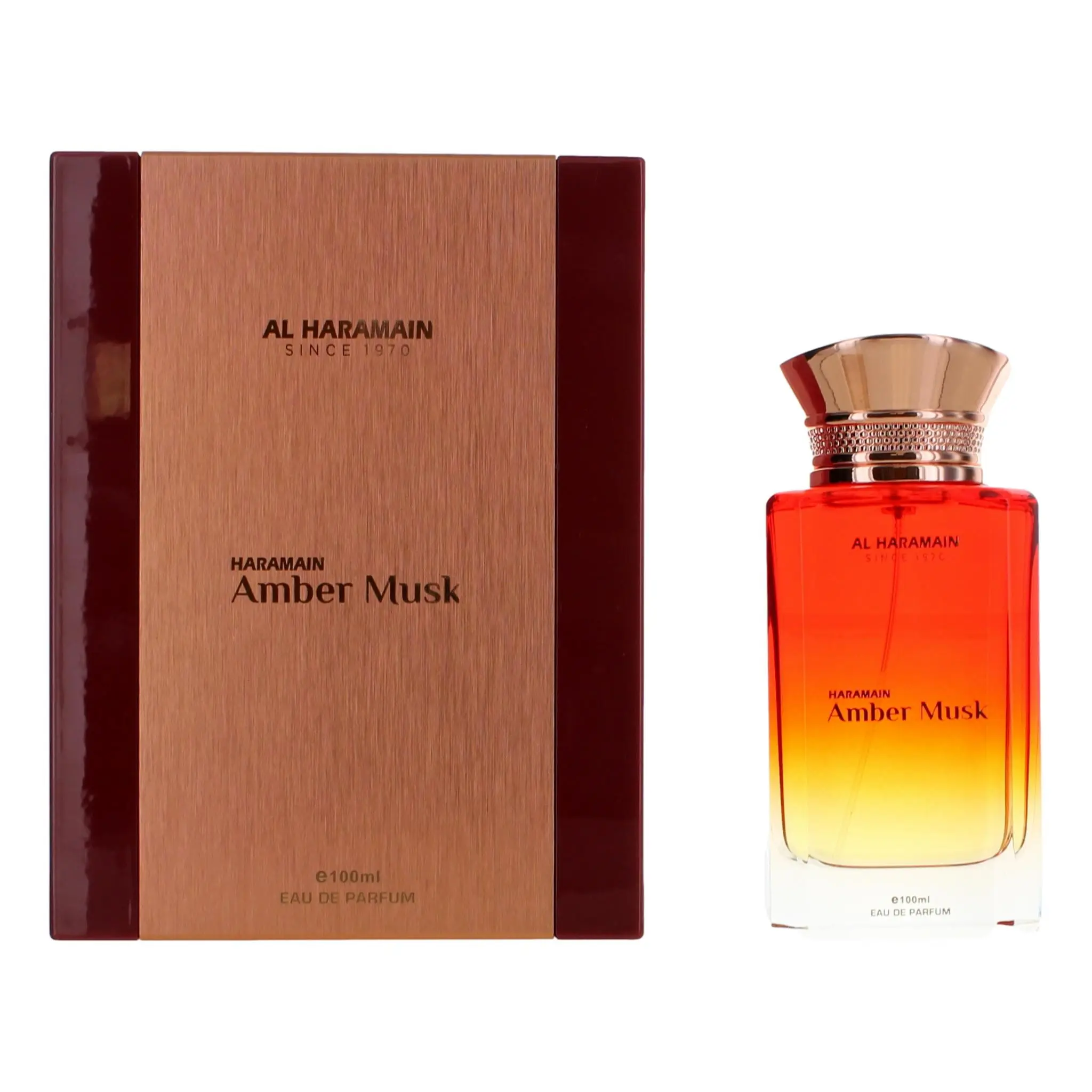 Al Haramain Amber Musk Wood Unisex EDP Spray, 3.4 oz