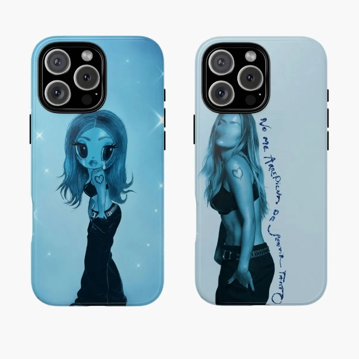 Karol G New Ablum No Me Arrepiento de Sentir Tanto Tropicoqueta Cartoon Character Hibiscus Flower Phone Case Compatible with iPhone X, 11, 12, 13, 14, 15, 16, 17 & Samsung