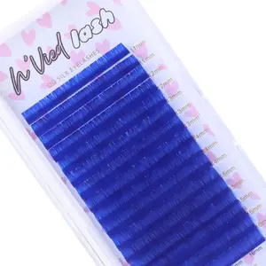 BLUE LASH EXTENSIONS