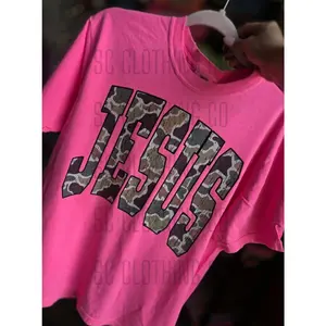 Camo Jesus Comfort Colors Tee