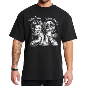 Custom Name Fool For You Chicano Clothes Chicana Mothers Day Style Lowrider Art Unisex Hoodie Medium Heavy Sweatshirt T Shirt for Men & Women Full Size S-5XL Menswear Top Streetwear - Womenswear, Fabric