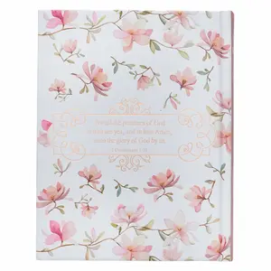 KJV Holy Bible, My Promise Bible, Hardcover w/Bible Tabs, Coloring Stickers, Ribbon Markers, King James Version, White/Pink Floral Wreath (KJV Promise Editions) Hardcover – Illustrated, September 27, 2017