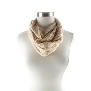 TWO TONED INFINITY SCARF