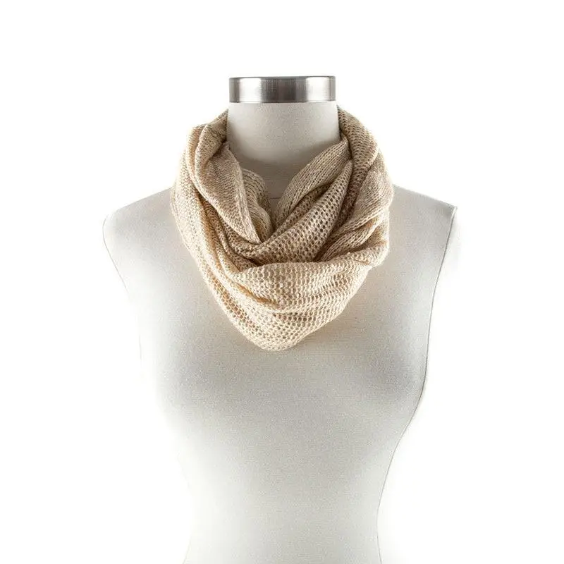 TWO TONED INFINITY SCARF