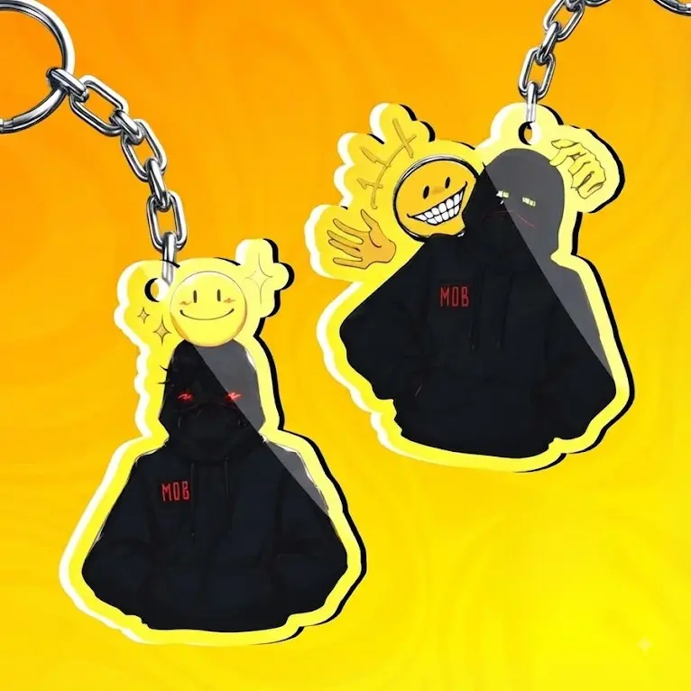 Minecraft Verity Thatmob Keychain Mod - Unique Keychains for Bags and Keys, Durable, Lightweight and Perfect for Personal Style, Collecting and Gifting