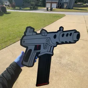 TEC 9 SIGN + WALL DECOR + DECORATIVE GUN SIGN