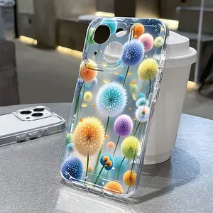 Dreamy dandelion gradient color is suitable for iPhone cases, new models for iPhone 17/16/15/14/13/12 11 xsmax 11promax 13pro 14pro 15pro 16pro 17pro/17promax 16promax 15promax 14promax 13promax/xsmax xr xs 7plus/6plus/7/8/6/16e new phone cases, new styli