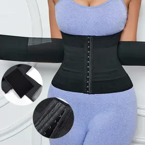 Women Waist Trainer Corset Women's Adjustable Hook & Eye Design Girdle,Velcro Design High Stretch Waist Cincher, Ladies Tummy Control Shaper