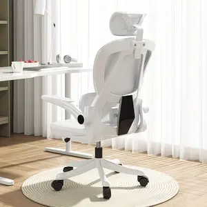 2024-NEW-Ergonomic Office Chair High Back Mesh Desk Chair with Lumbar Support and Adjustable Headrest Computer Gaming Chair Executive Swivel Chair for Home Office