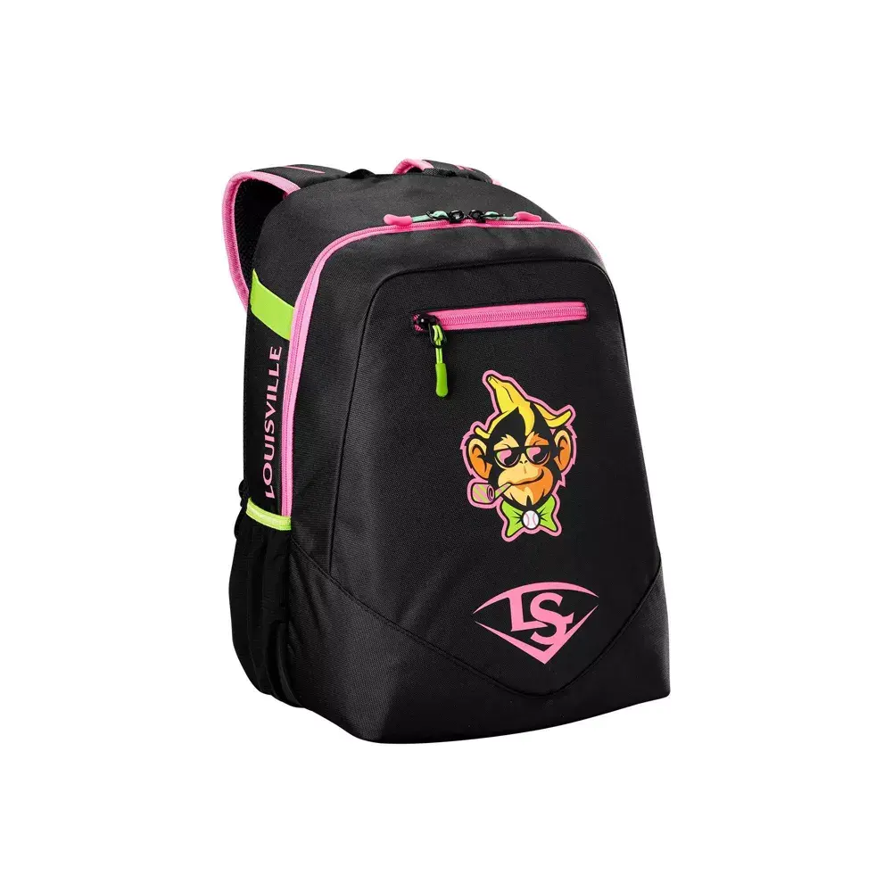 Wilson Party Animals Baseball Sport Backpack, Athletic Backpack, Casual Nylon Backpack