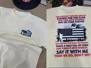 Yeah We Do Don’t We Patriotic Graphic T-shirt, Sweatshirt, Hoodie, Country Flag Quote Tee, USA Military Pride Shirt