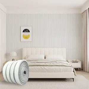 Foam Wall Sticker Roll Material, Easy Installation Self-Adhesive Baseboard, Suitable for Cabinet Skirting Board, Indoor Use