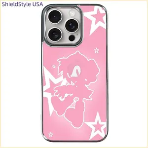 Amy rose iPhone Case with Starry Design - pink & White Artwork, Unique Design for iPhone Protection - Tiger, Protective Trendy Cute