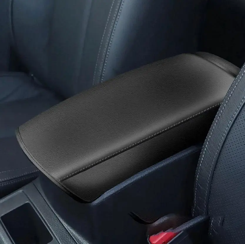 PU Leather Protective Car Armrest Box Cover - Waterproof Car Interior Organizer Accessory, Original Fit, Original Vehicle Customization for Chevrolet Equinox 2018-2026
