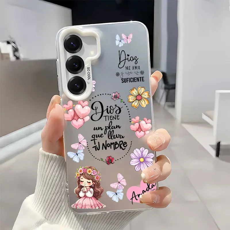God's Plan Pattern Soft Silicone Phone Case For Galaxy S26/S26Ultra/S26Plus/S25/S25Ultra/S25Plus/S24/S24Ultra/S24Plus/S24fe/S23/S23Ultra/S23Plus/S23fe/S22/S22Ultra/S22Plus/S21/S21Ultra/S21Plus Shockproof|Full Camera Protection|Anti-Scratch
