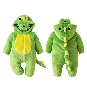 TONWHAR Kid One Piece Pajama,Children Cute Dinosaur Panda Shaped Jumpsuit for Birthday Halloween Christmas,Baby Animal Romper for Spring Autumn,Infant Soft Outfit