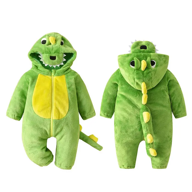 TONWHAR Kid One Piece Pajama,Children Cute Dinosaur Panda Shaped Jumpsuit for Birthday Halloween Christmas,Baby Animal Romper for Spring Autumn,Infant Soft Outfit