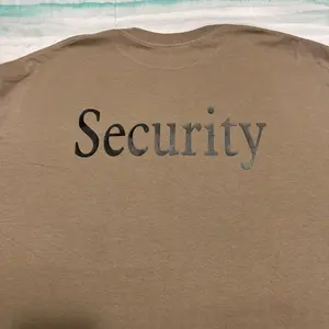 Custom Security T-Shirt any size and color