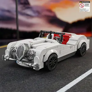 Vintage Car Building Blocks, 302pcs/box Retro Car Building Blocks Toy, Creative Desktop Decoration Ornament, Collection for Enthusiasts, Building Blocks Set