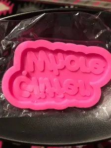 "Glitter Whore" Silicone Keychain Mold