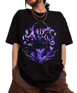 [Sale Up to 45%] Solo Leveling T-Shirt, 'Arise' Graphic with Purple Demons, Bold & Powerful for Anime Fans, Add to Cart Buy Now
