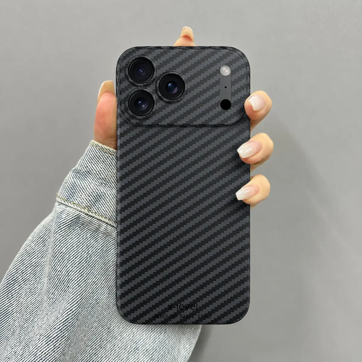 【New】Casekult Ultra Thin Carbon Fibre Phone Case Cover for iPhone 12-18, Magnetic, Wireless Charge Ok, Shockproof Protection, Matte Anti-Scratch, Fingerprint Resist, Comfortable Grip, Classical Business Cell Phone Accessory