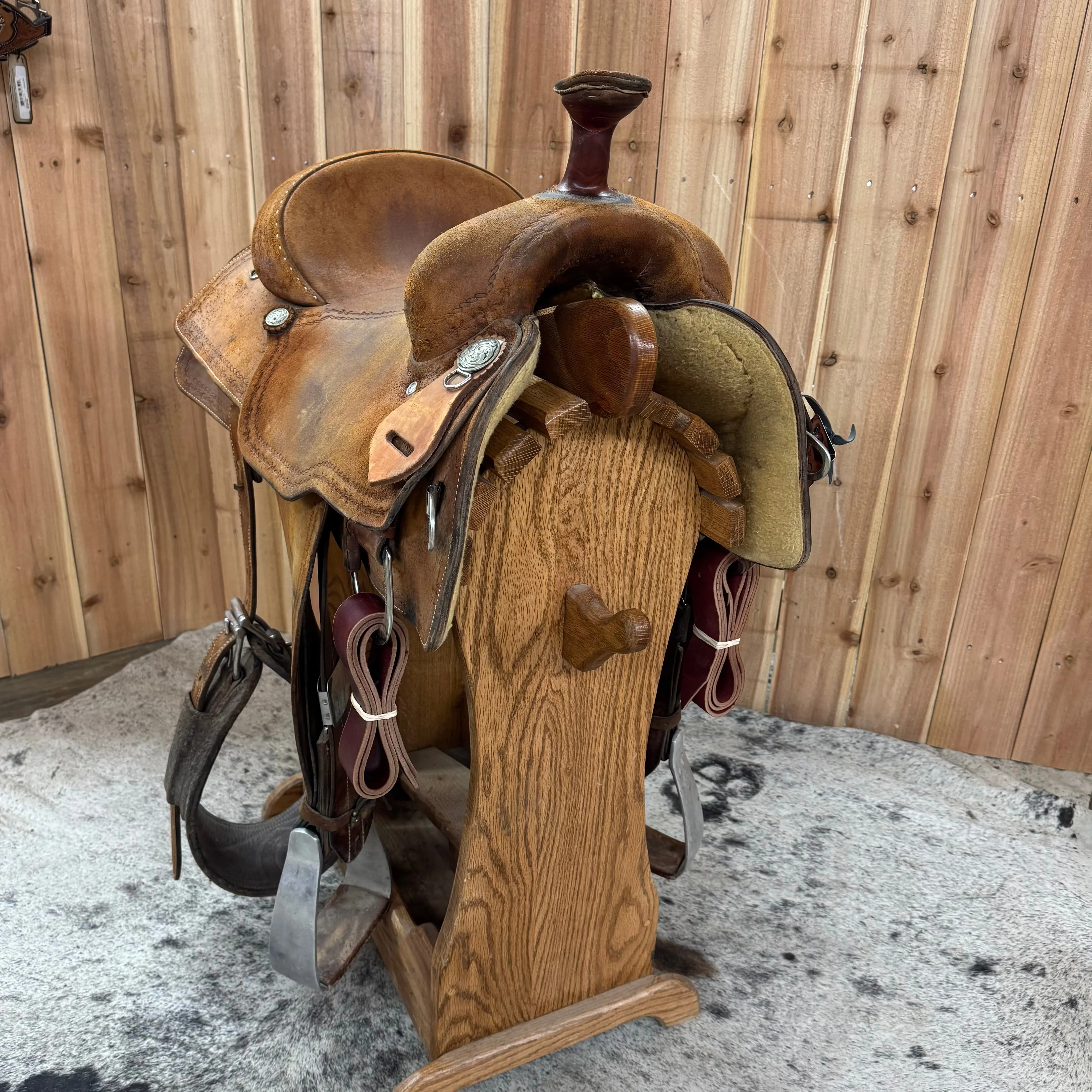 Used Martin Saddlery Roper Saddle, 14.75" Seat
