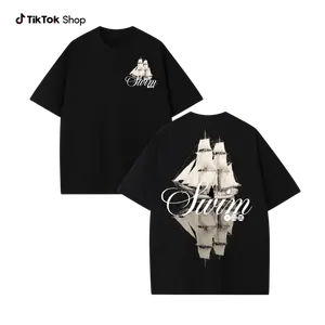 Swim Music Aesthetic Apparel – T-Shirt Hoodie Sweatshirt, Vintage Ocean Sailing Graphic Tee, Chill Vibes Streetwear Shirt