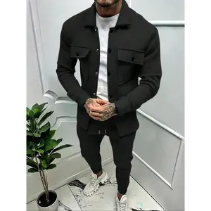 Men's Letter Print Short Sleeve Tee & Pants Loungewear, Casual Comfy Round Neck T-Shirt & Trousers PJ Set, Men's Sleepwear for Summer