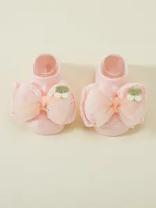 Cute Cartoon Cherry Bow Socks Set, Baby Toddler Non-Slip Floor Socks, Daily Wear Boat Socks for Infants and Children