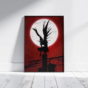 Ryuk Shinigami Death Note Movie Anime Poster, Ryuk Death Note Anime Print Decor Posters - Frame NOT Included
