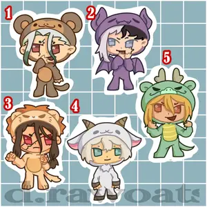 Dr stone Animal Keychains [PREORDER]